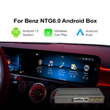 Android 13.0 Multimedia Navigation Box 8GB+128GB Wireless CarPlay Android Auto Mercedes Benz NTG A B C GLA GLB GLC Class NTG 5.5/6.0