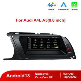 Touchscreen Carplay Android Auto Interface 8.8 pollici Audi A4L A5 S4 S5 RS4 RS5 Q5 2009-2018 Upgrade Car Radio GPS Navi Multimedia Amplifier