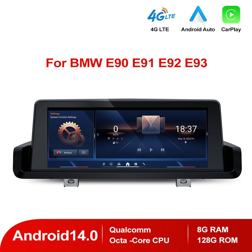 Android 12.0 Qualcomm 8-core 8G+128G 4G-LTE GPS 8.8'' 10.25'' Radio Player Navigation BMW Serie 3 E90 E91 E92 E93 Smart Navigation