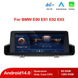 Android 12.0 Qualcomm 8-core 8G+128G 4G-LTE GPS 8.8'' 10.25'' Radio Player Navigation BMW Serie 3 E90 E91 E92 E93 Smart Navigation