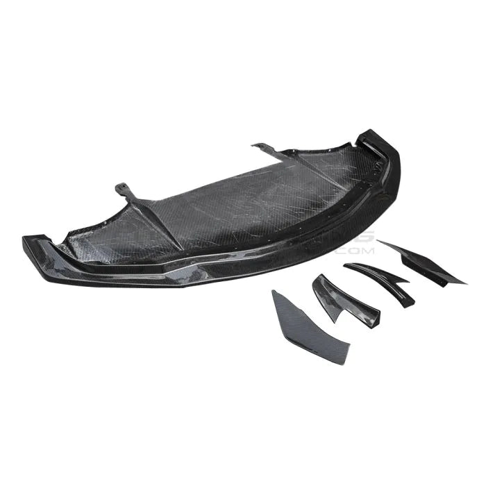 CarbonWorks Splitter paraurti anteriori in carbonio per Toyota Supra A90 dal 2019 - foto 1
