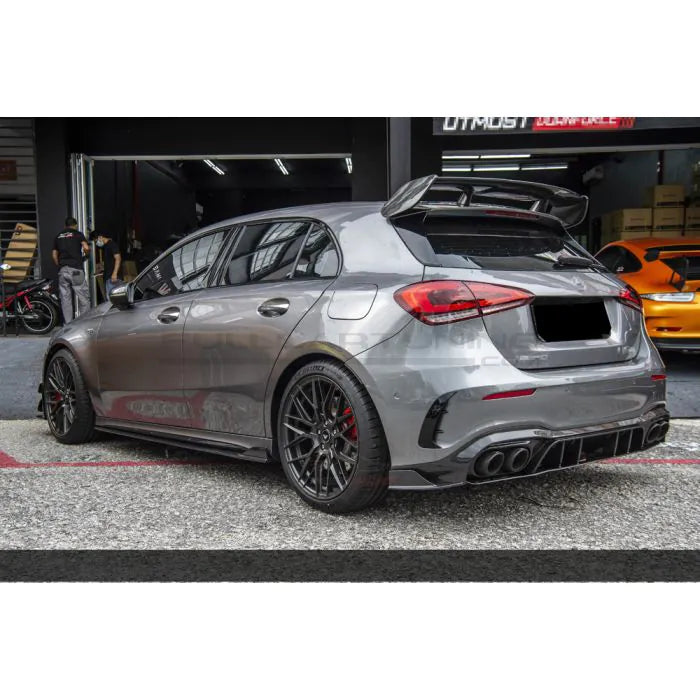 CarbonWorks Lip paraurti posteriore in carbonio per Mercedes-Benz Classe A V177/W177 dal 2018 - foto 5