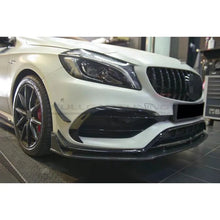 Carica l'immagine nel visualizzatore di Gallery, CarbonWorks Lip paraurti anteriore in carbonio per Mercedes-Benz Classe A W176 2013-2018 - foto 3