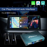 Wireless CarPlay Android Auto MMI Prime per BMW e Mini CIC NBT EVO Kit di aggiornamento del sistema con adattatore per telecamera per punti ciechi dello specchietto retrovisore elettronico