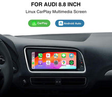 Carica l&#39;immagine nel visualizzatore di Gallery, Monitor 8.8 pollici Carplay Android Auto Interface per Audi A4 A5 S4 S5 RS4 RS5 Q5 2009-2018 Upgrade Car Radio GPS Navi Multimedia DVD Linux Screen