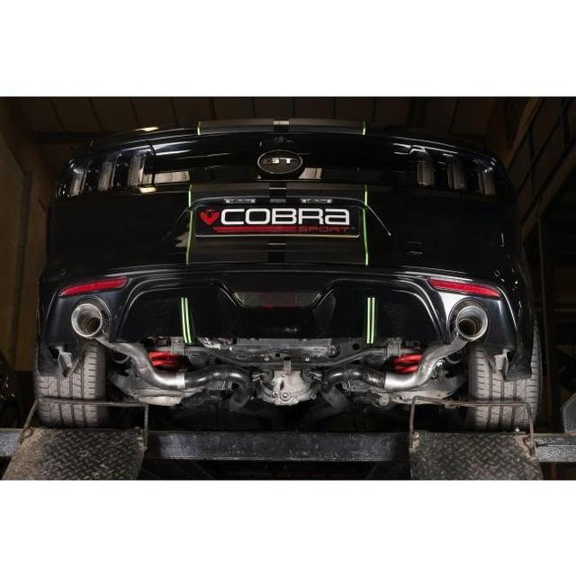 Cobra Sport Terminale di scarico Venom Box Delete per Ford Mustang GT V8 5.0L Convertible (15-18)