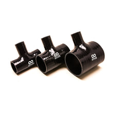 Carica l'immagine nel visualizzatore di Gallery, Manicotto a T in silicone con derivazione 25 mm | Cooling Solutions — Nero