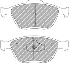 Pastiglie freni Ferodo DS2500 anteriori Ford Focus Mk1