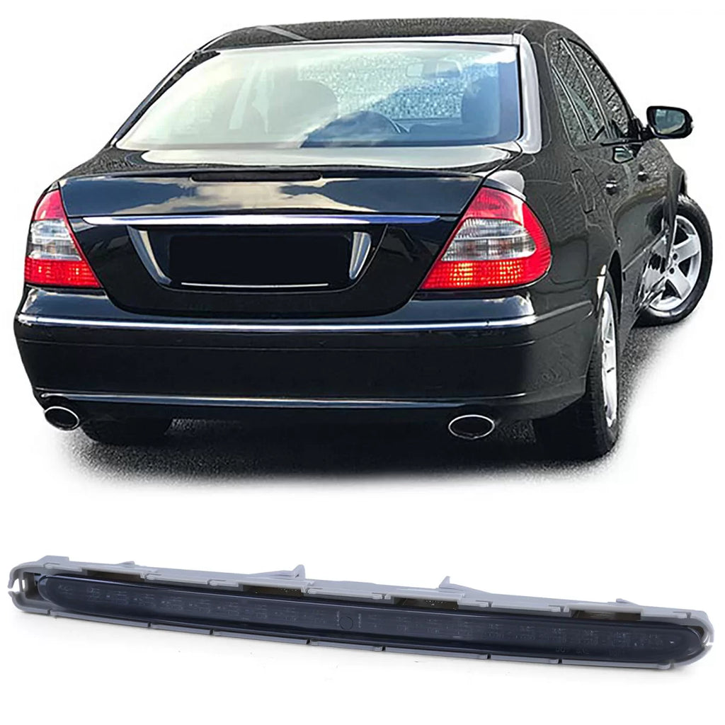 3. LED freno luce trasparente vetro nero fumé per Mercedes Classe E W211 02-06