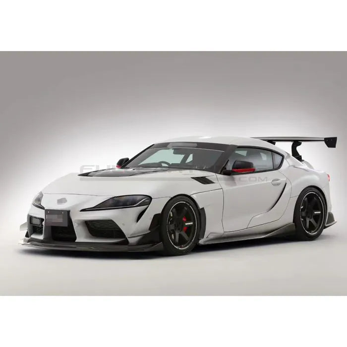 CarbonWorks Splitter paraurti anteriori in carbonio per Toyota Supra A90 dal 2019 - foto 4