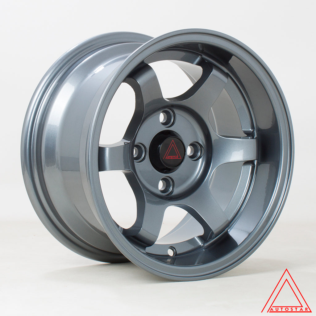 Cerchio in lega Autostar Roku 13x7 4x101.6 ET0 Gunmetal (Mini Cooper)