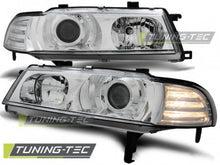 Carica l&#39;immagine nel visualizzatore di Gallery, Fari Anteriori HONDA PRELUDE 02.92-01.97 ANGEL EYES CHROME