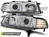 Fari Anteriori HONDA PRELUDE 02.92-01.97 ANGEL EYES CHROME