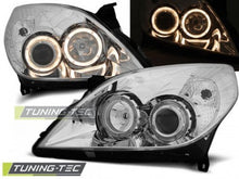 Carica l&#39;immagine nel visualizzatore di Gallery, Fari Anteriori OPEL VECTRA C 09.05-08 ANGEL EYES CHROME