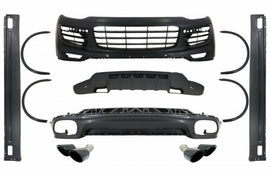 Body Kit  Porsche Cayenne Facelift (2014-2017) GTS Design with Exhaust Muffler Tips Glossy Black