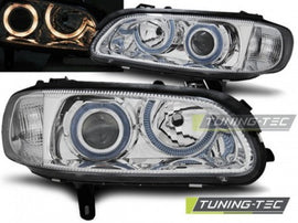 Fari Anteriori OPEL OMEGA B 04.94-08.99 ANGEL EYES CHROME