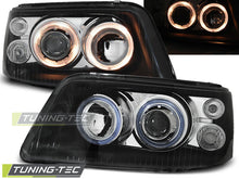 Load image into Gallery viewer, Fari Anteriori Neri Angel Eyes per Volkswagen T5 2004-2008