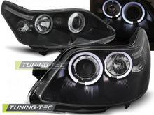 Carica l&#39;immagine nel visualizzatore di Gallery, Fari Anteriori CITROEN C4 04-10 ANGEL EYES BLACK
