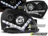 Fari Anteriori HYUNDAI TUCSON 07.04-10 DAYLIGHT BLACK