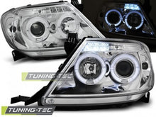 Carica l&#39;immagine nel visualizzatore di Gallery, Fari Anteriori TOYOTA HILUX 05-11 ANGEL EYES CHROME