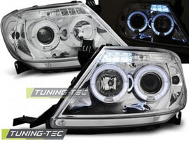 Fari Anteriori TOYOTA HILUX 05-11 ANGEL EYES CHROME