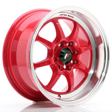 Carica l'immagine nel visualizzatore di Gallery, Cerchio in Lega JAPAN RACING TF2 15x7,5 ET30 4x100/114 Red