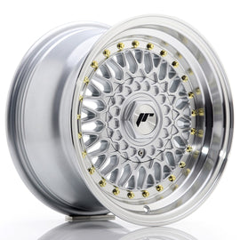 Cerchio in Lega JAPAN RACING JR9 15x8 ET20 4x100/108 Silver w/ Machined Lip