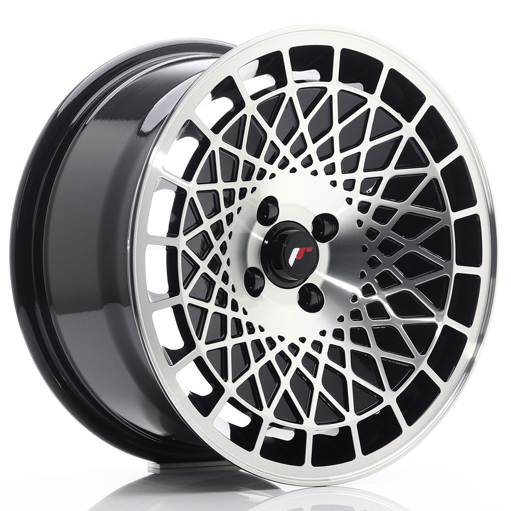 Cerchio in Lega JAPAN RACING JR14 16x8 ET25 4x100 Gloss Black Machined Face