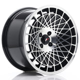 Cerchio in Lega JAPAN RACING JR14 16x9 ET10 4x100 Gloss Black Machined Face