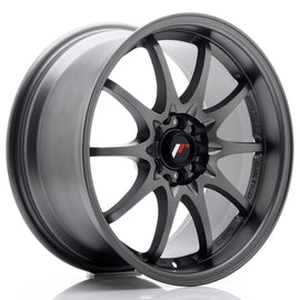 Cerchio in Lega JAPAN RACING JR5 17x8.5 ET35 5x100/114.3 Matt Gun Metal