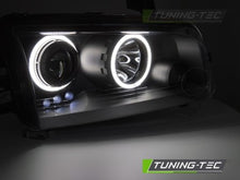 Carica l&#39;immagine nel visualizzatore di Gallery, Fari Anteriori DODGE CHARGER LX 06-10 ANGEL EYES BLACK
