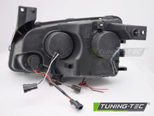 Carica l&#39;immagine nel visualizzatore di Gallery, Fari Anteriori DODGE CHARGER LX 06-10 ANGEL EYES BLACK