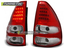 Fanali Posteriori TOYOTA LAND CRUISER 120 03-09 RED WHITE LED