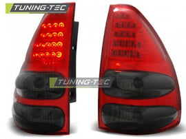 Fanali Posteriori TOYOTA LAND CRUISER 120 03-09 RED SMOKE LED