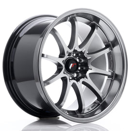 Cerchio in Lega JAPAN RACING JR5 18x10,5 ET12 5x114,3 Hyper Black