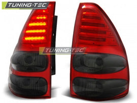 Fanali Posteriori TOYOTA LAND CRUISER 120 03-09 RED SMOKE LED
