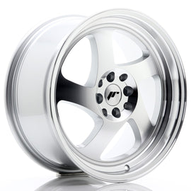 Cerchio in Lega JAPAN RACING JR15 17x8 ET35 4x100/114 Silver Machined Face
