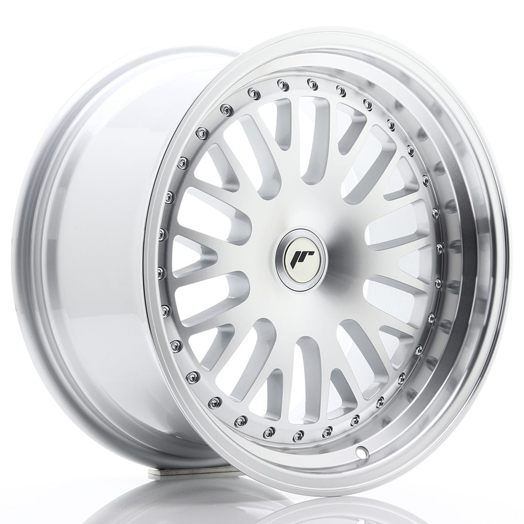 Cerchio in Lega JAPAN RACING JR10 17x9 ET25-30 con foratura su misura Silver Machined Face