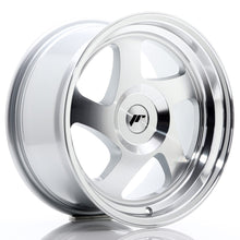Load image into Gallery viewer, Cerchio in Lega JAPAN RACING JR15 16x8 ET25 con foratura su misura Silver Machined Face