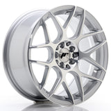 Cerchio in Lega JAPAN RACING JR18 17x8 ET35 4x100/114 Silver Machined