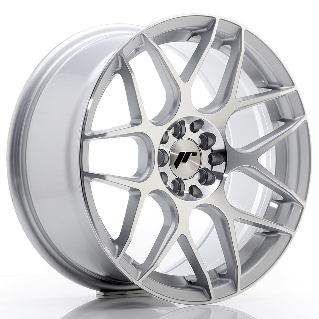 Cerchio in Lega JAPAN RACING JR18 17x8 ET35 5x100/114 Silver Machined