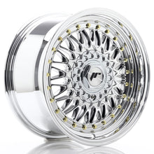Carica l'immagine nel visualizzatore di Gallery, Cerchio in Lega JAPAN RACING JR9 16x8 ET25 4x100/108 Chrome
