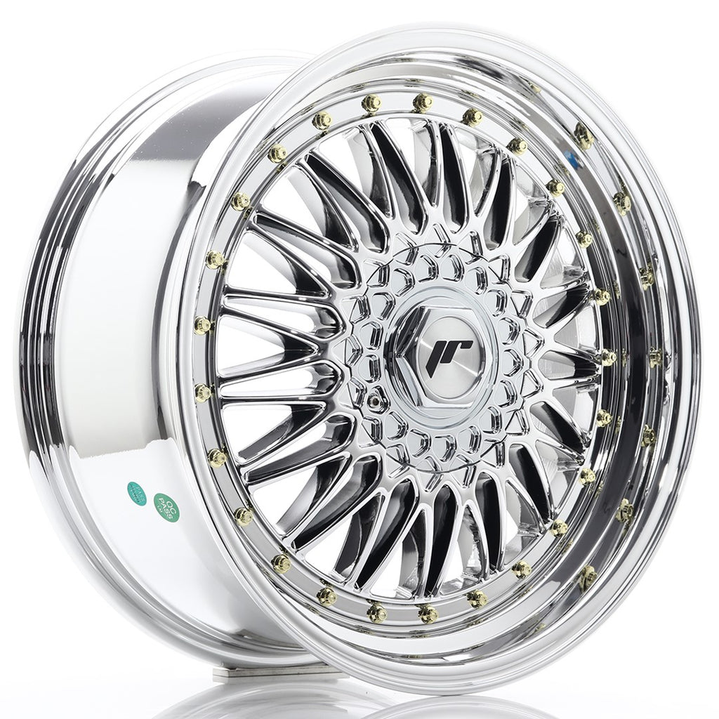 Cerchio in Lega JAPAN RACING JR9 18x8 ET35-40 con foratura su misura Chrome