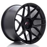 Cerchio in Lega JAPAN RACING JR18 19x11 ET15-30 5H con foratura su misura Matt Black