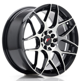 Cerchio in Lega JAPAN RACING JR18 17x8 ET35 5x100/114 Gloss Black Machined Face