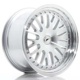 Cerchio in Lega JAPAN RACING JR10 18x9.5 ET20-40 con foratura su misura Silver Machined Face