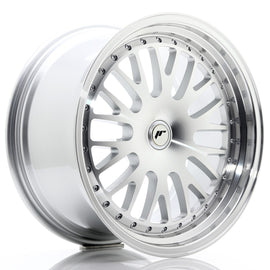 Cerchio in Lega JAPAN RACING JR10 19x9,5 ET20-35 con foratura su misura Silver Machined Face