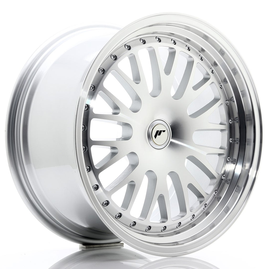 Cerchio in Lega JAPAN RACING JR10 19x9.5 ET20-35 con foratura su misura Silver Machined Face