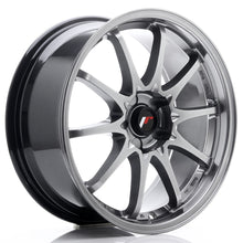 Load image into Gallery viewer, Cerchio in Lega JAPAN RACING JR5 18x8 ET35 5H con foratura su misura Hyper Black