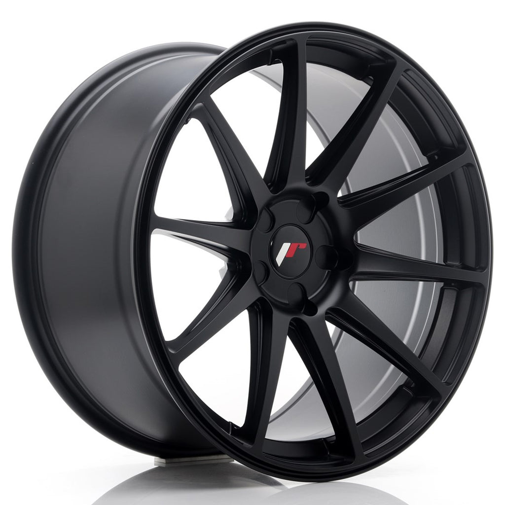 Cerchio in Lega JAPAN RACING JR11 20x10 ET20-40 5H con foratura su misura Matt Black